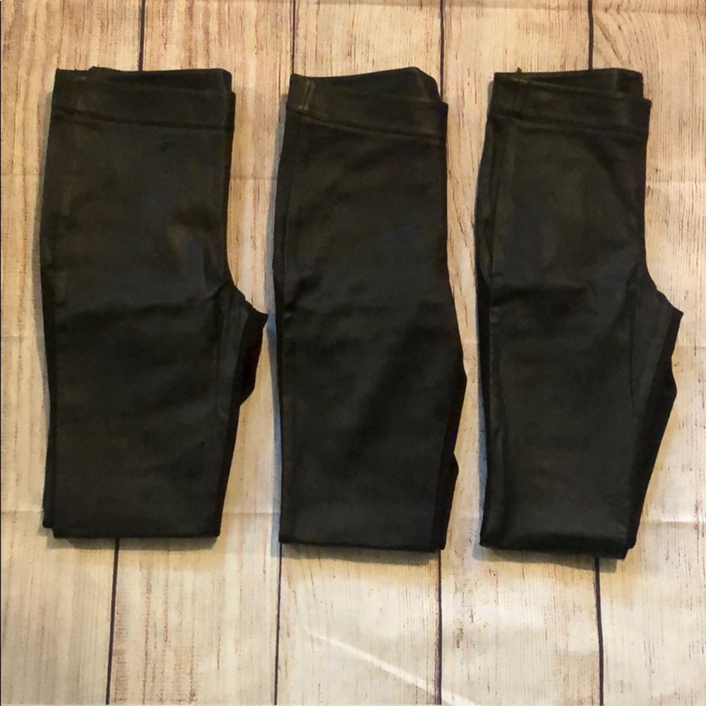 Reiss Valerie Leather Ponte Combo Legging - Picture 7 of 7